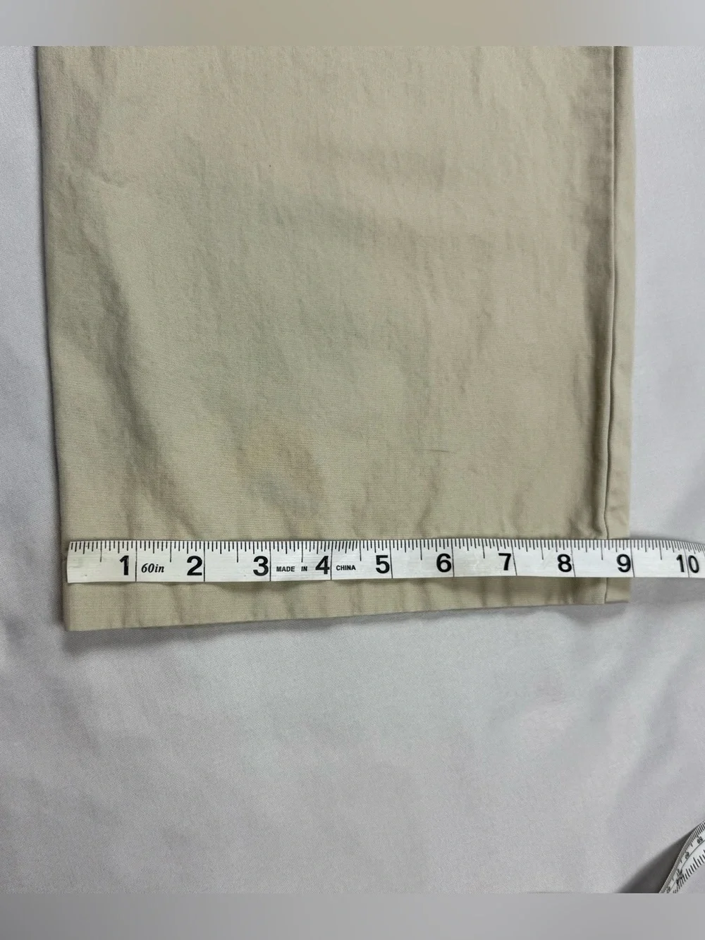 Patagonia Mens Organic Cotton Chino Pants 34 x 29 Relaxed Fit Light Beige A1